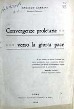 Copertina di Convergenze proletarie verso la giusta pace