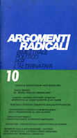 Copertina di Argomenti Radicali