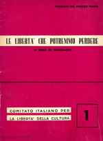 Copertina di Le libertà che potremmo perdere