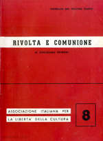 Copertina di Rivolta e comunione