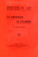 Copertina di Le profezie di Fourier