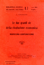 Copertina di Le due grandi vie della rivoluzione economica