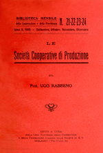 Copertina di Le Società cooperative di produzione