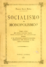Copertina di Socialismo o monopolismo?