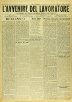 Copertina di L'Avvenire del Lavoratore