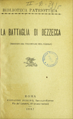 Copertina di La battaglia di Bezzecca
