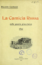 Copertina di La camicia rossa nella guerra greco-turca, 1897