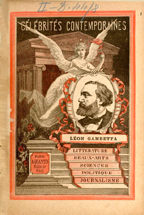 Copertina di Léon Gambetta