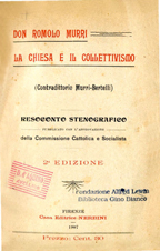 Copertina di Contradittorio Murri-Bertelli