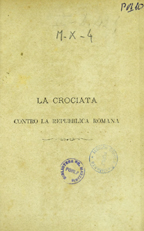 Copertina di La crociata contro la Repubblica Romana