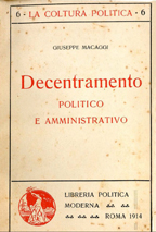 Copertina di Decentramento politico e amministrativo