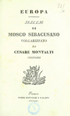 Copertina di Europa
