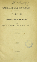 Copertina di Garibaldi e la democrazia