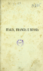 Copertina di Italia, Francia e Russia