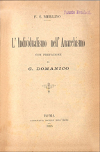 Copertina di L'individualismo nell'anarchismo