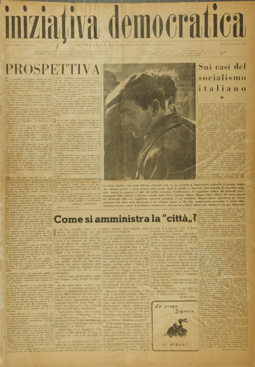 Copertina di Iniziativa Democratica