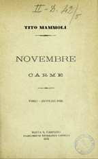 Copertina di Novembre