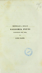 Copertina di Imperiale e reale Galleria Pitti