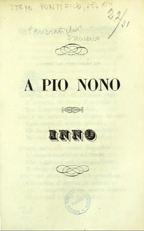Copertina di A Pio nono
