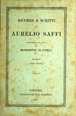 Copertina di Ricordi e scritti di Aurelio Saffi, 5: 1857-1859