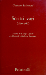 Copertina di Scritti vari (1900-1957)
