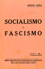 Copertina di Socialismo e fascismo