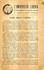 Copertina di L'università libera