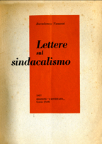Copertina di Lettere sul sindacalismo