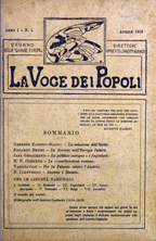Copertina di La Voce dei popoli