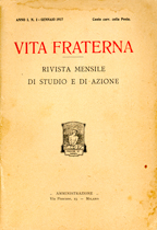Copertina di Vita Fraterna