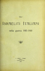 Copertina di Gli Israeliti italiani nella guerra 1915-1918