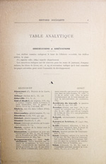 Copertina di Table analytique alphabétique