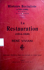 Copertina di La Restauration : 1814-1830
