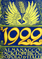 Copertina di Almanacco enciclopedico del "Popolo d'Italia"