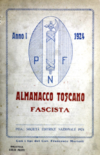 Copertina di Almanacco Toscano fascista : anno 1924
