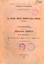 Copertina di Il ritiro delle truppe dall'Africa