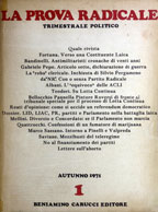 Copertina di La Prova Radicale