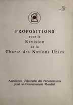 Copertina di Propositions pour a révision de la Charte des Nations Unies
