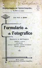 Copertina di Formulario fotografico