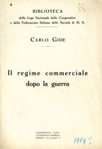 Copertina di Il regime commerciale dopo la guerra