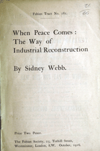 Copertina di When peace comes