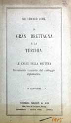 Copertina di La Gran Bretagna e la Turchia