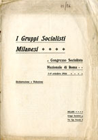 Copertina di I Gruppi Socialisti Milanesi