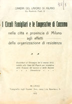 Copertina di I Circoli Famigliari e le Cooperative di Consumo