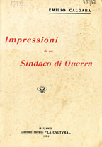 Copertina di Impressioni di un Sindaco di Guerra