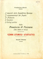 Copertina di Cenni storico-statistici della Provincia di Ferrara