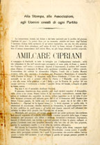 Copertina di Amilcare Cipriani