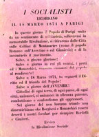 Copertina di I Socialisti ricordano il 18 Marzo 1871 a Parigi
