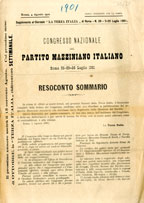 Copertina di Congresso Nazionale del Partito Mazziniano Italiano