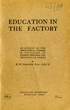 Copertina di Education in the factory